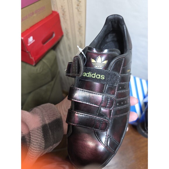 Adidas Campus CF PTR 146986 Burgundy Trefoil Hook/Loop Shoes Mens 7.5 Vintage main image 11
